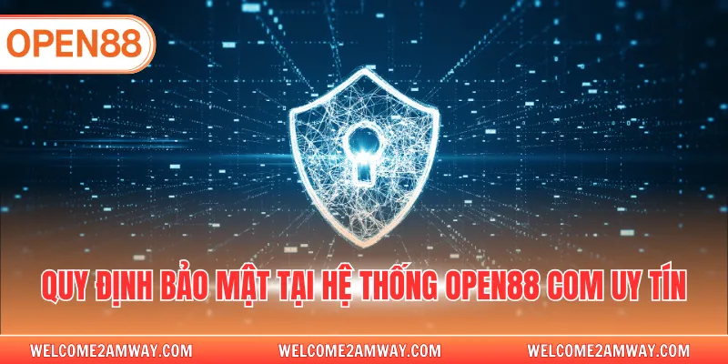 Quy định bảo mật tại hệ thống open88 uy tín